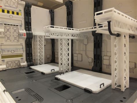 Hobbies Gundam: RG 1/144 Zeta Gundam Hangar Bay - Diorama Build | Hangar design, Gundam, Zeta gundam