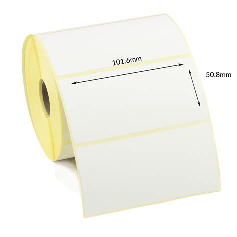 101.6 x 50.8mm Direct Thermal Labels With Perforation | CDM Labels