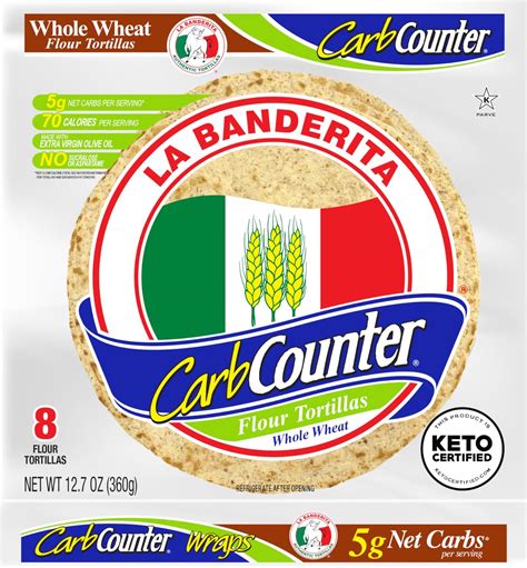 Amazon.com: La Banderita Carb Counter® ZERO Net Carbs | 8" Size ...