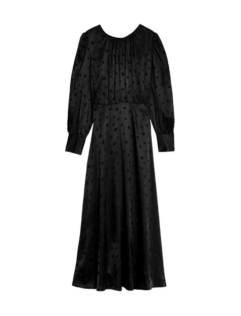 Buy Jacquard Polka Dot Midaxi Tea Dress at Marks & Spencer