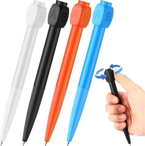 Amazon.com: Dinifee 4 Pcs Fidget Spinner Pens Decision Maker Ballpoint ...