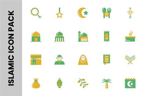 Islamic Flat Color Icon Graphic by Decta Project · Creative Fabrica