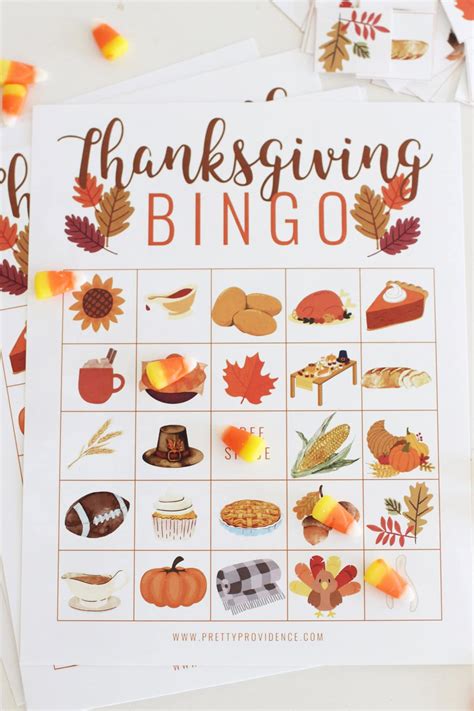 24 Printable Thanksgiving Bingo Cards | FREE Printable HQ