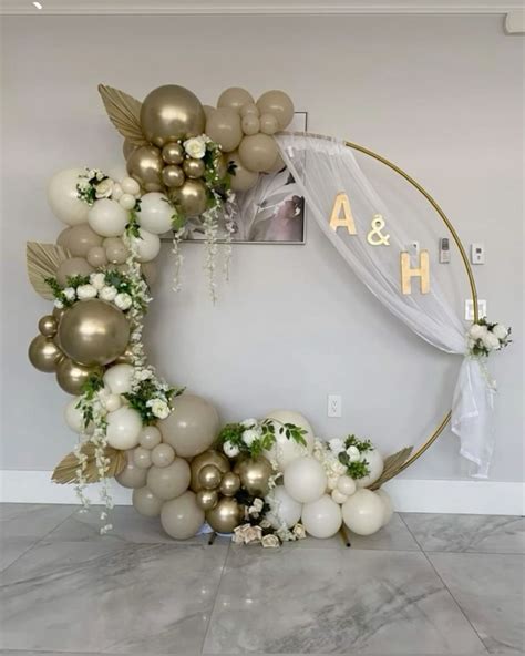 Bridal shower circle balloon arch – Artofit