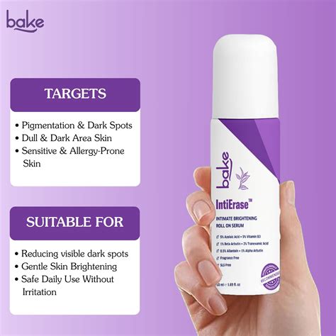 Buy Bake Cosmetics BAKE IntiErase Intimate Brightening Roll-On Serum ...