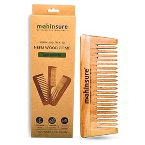 Buy Mahinsure Natural Kacchi Neem Shampoo Comb for Men and Women ...