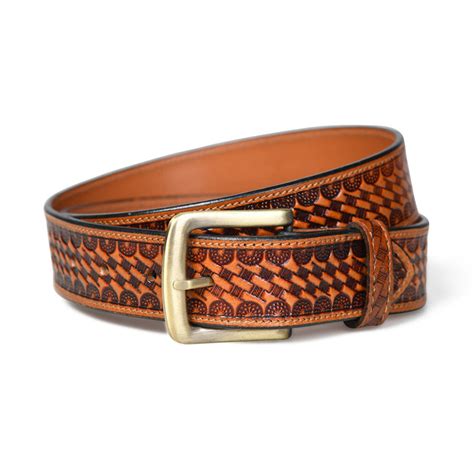 Modern Western Leather Belt — MaheTri