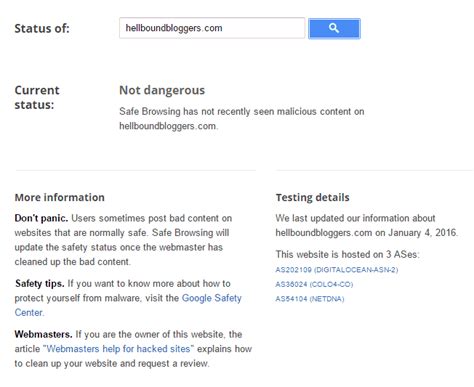 Safe Browsing 的图像结果