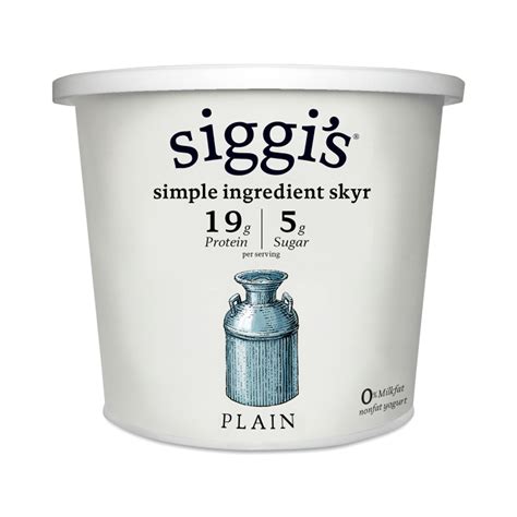 Siggi's Icelandic Style Non Fat Yogurt, Plain | Thrive Market