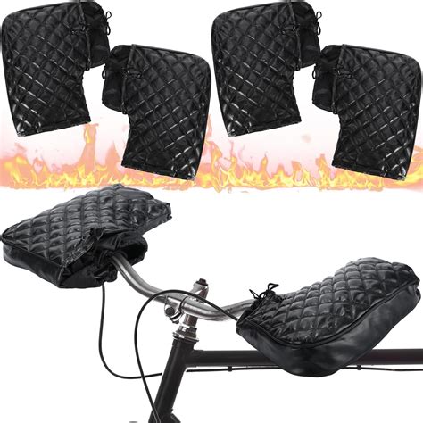 Amazon.com : Geyoga 2 Pair Bike Handlebar Mitts Winter Motorcycle ...