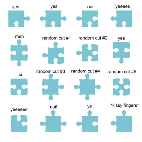 Ranking Types Of Puzzle Pieces From The Handsome Top-Left Corner To ...