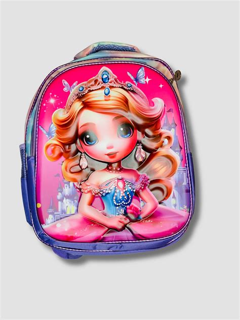 Royal Princess 3D Kids Backpack – Magical Castle Design for Girls – Buy ...
