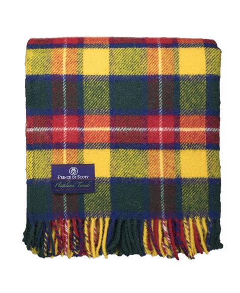 Prince of Scots Tartan Tweed Fluffy Throw - Macy's