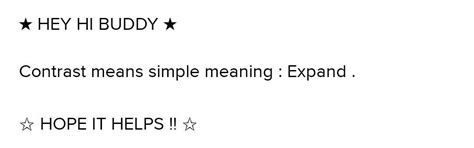 what is the definition by contrast and comparison? - Brainly.in