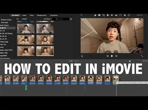 iMovie Basics Video Editing Tutorial for Beginners 的图像结果