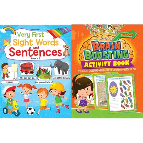 Very First Sight Words Sentences Level - 2+Brain Boosting Activity Book ...