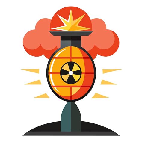 Nuclear bomb clipart vector art and illustration | Premium AI-generated ...