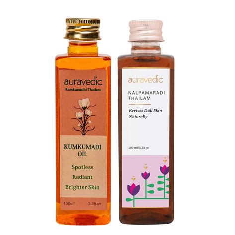 Buy Auravedic Kumkumadi tailam for face Kumkumadi face oil for glowing ...