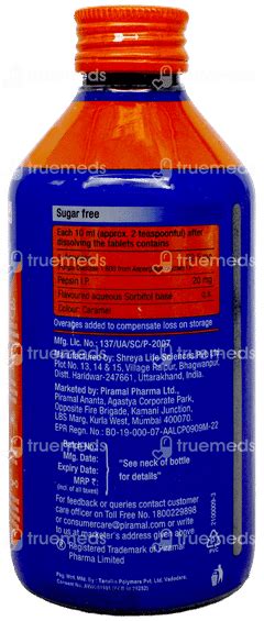 Digeplex Sf Liquid 200 Ml - Uses, Side Effects, Dosage, Price | Truemeds