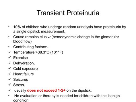 Approach to proteinuria in Children | PPT