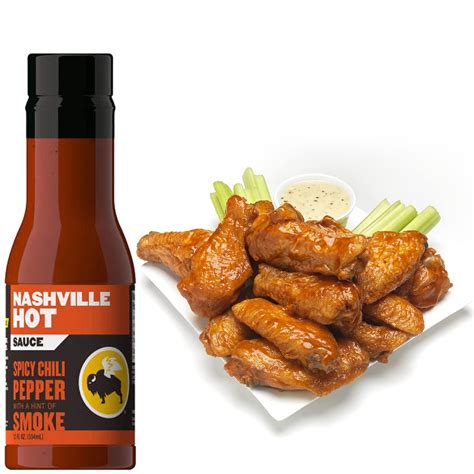 Buffalo Wild Wings Nashville Hot Sauce - 2 Pack (12 Fl Oz Each) | Buy ...