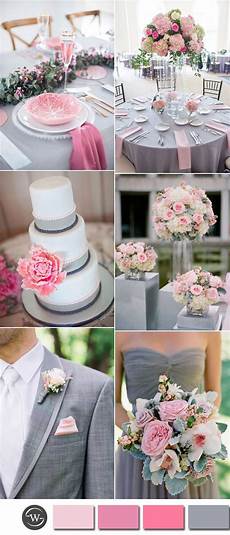 Pink And Gray Wedding Ideas by Six Beautiful Pink And Grey Wedding Color Combos With Pink And Gray Wedding Ideas