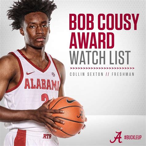 Download Bob Cousy Award Watch List Collin Sexton Wallpaper ...