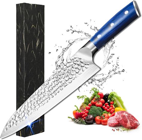 Amazon.com: Vermonga 8" Super Sharp Professional Chef's Knife in Gift ...
