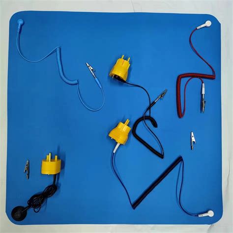 Blue ESD Rubber Grounding Table Mat Anti Static Work Bench Mat - Anti ...