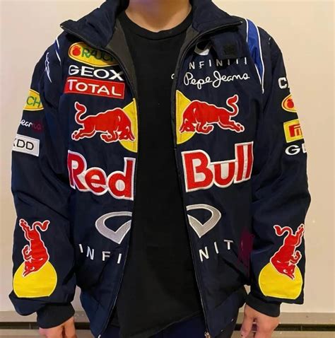 Red Bull Racing Jacket Red Bull Jacket Formula 1 Red Bull Racing Jacket ...