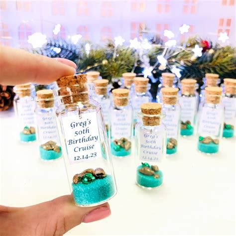 50th Birthday Party Favors, Personalized Thank You Favors, Guests ...