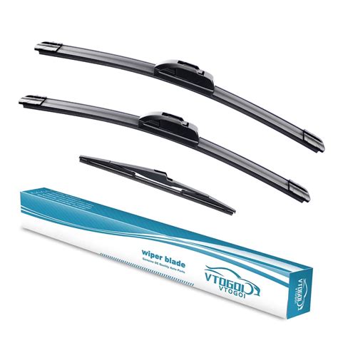3 Wipers 26"+16"+12" for Hyundai Santa Fe 2019-2023 Kia Sportage 2017-2022 All Weather Original ...
