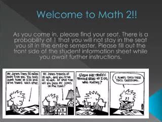 Image result for Welcome Math