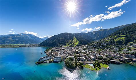 The town of Zell am See in SalzburgerLand