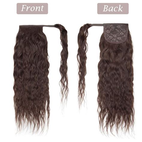 Buy Rich Choices Human Hair Ponytail Real Hair Extensions Ponytail Wrap ...
