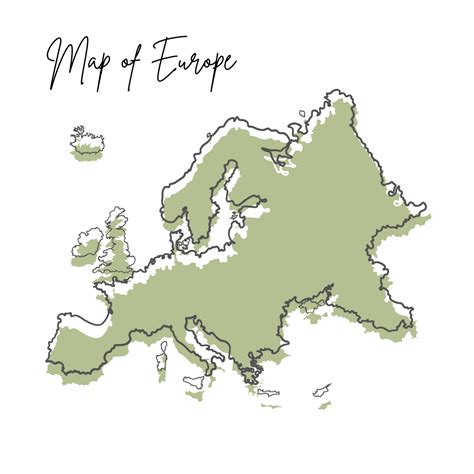 Europe Map Drawing 的图像结果