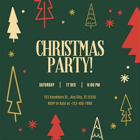 Holiday Party Invitation Clip Art at Andrea Rumfelt blog