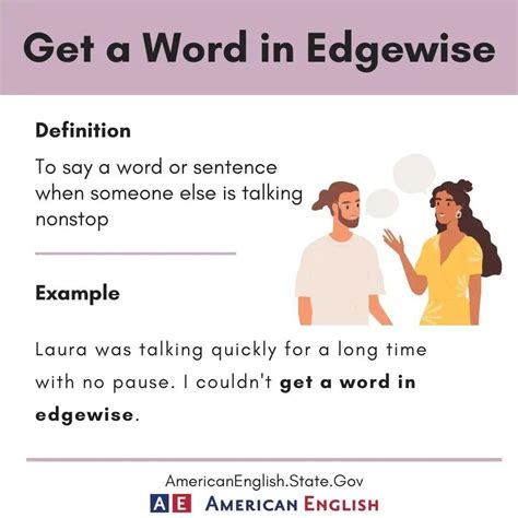 #英语学习#英语俗语：Get a Word in Edgewise(插话/插嘴)-世展网