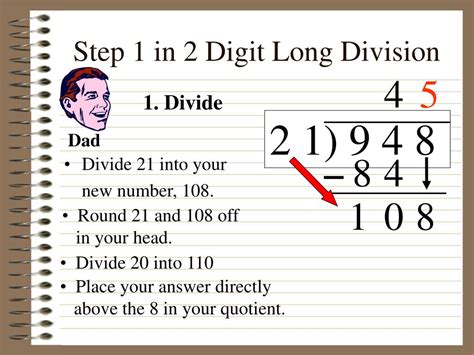 Image result for Long Division Method with 2 Digit Numbers