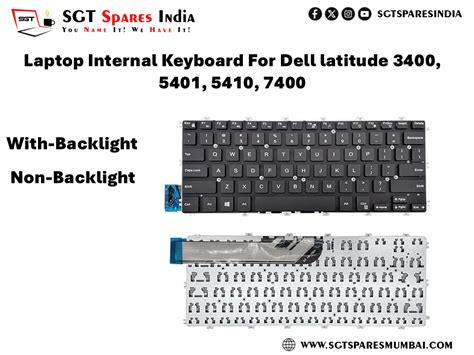 Laptop Internal Keyboard For Dell latitude 3400, 5401, 5410, 7400 With ...