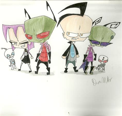 Invader Zim Tak And Gaz