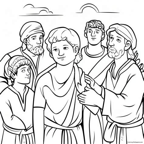 Joseph And His Brothers Coloring Page (50273-39765)