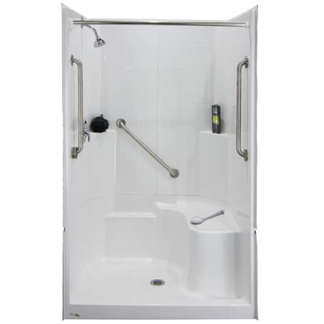 Laurel Mountain Spencer 3-Piece 36-in W x 48-in L x 80-in H Alcove ...