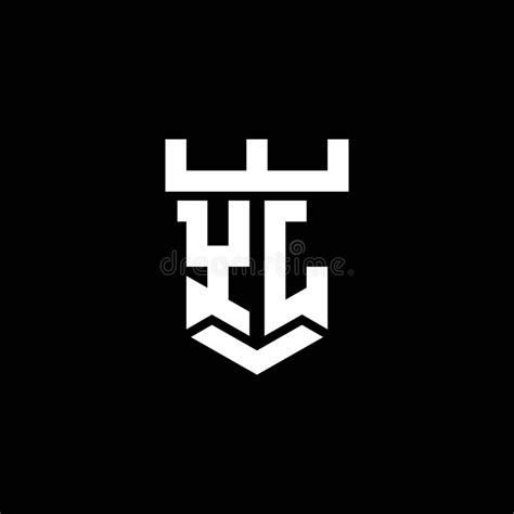 YJ Logo Letter Castle Shape Style Stock Vector - Illustration of ...