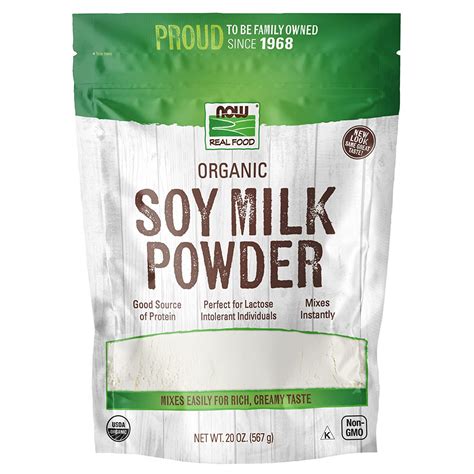 Organic Soya Milk Powder by NOW Foods