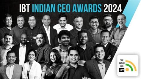 IBT Announces Best Indian CEOs Awards 2024 Edition; Top 20 Winners ...