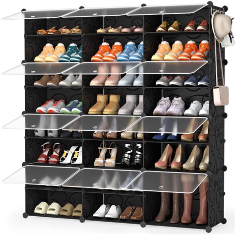 HOMIDEC Shoe Rack Organizer, 8 Tier Shoe Storage Cabinet 48 Pair ...