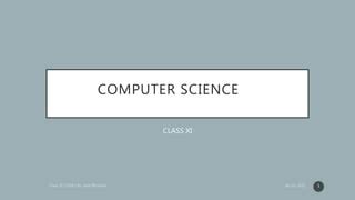 Image result for Computer Science Class 11 Programme