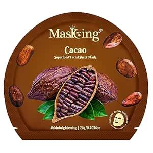 Buy MasKing Superfood Cacao Sheet Mask for Skin Brightening, Hydrating ...