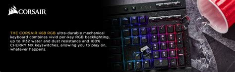 Amazon.in: Buy Corsair K68 Dust and Spill Resistant RGB Wired ...